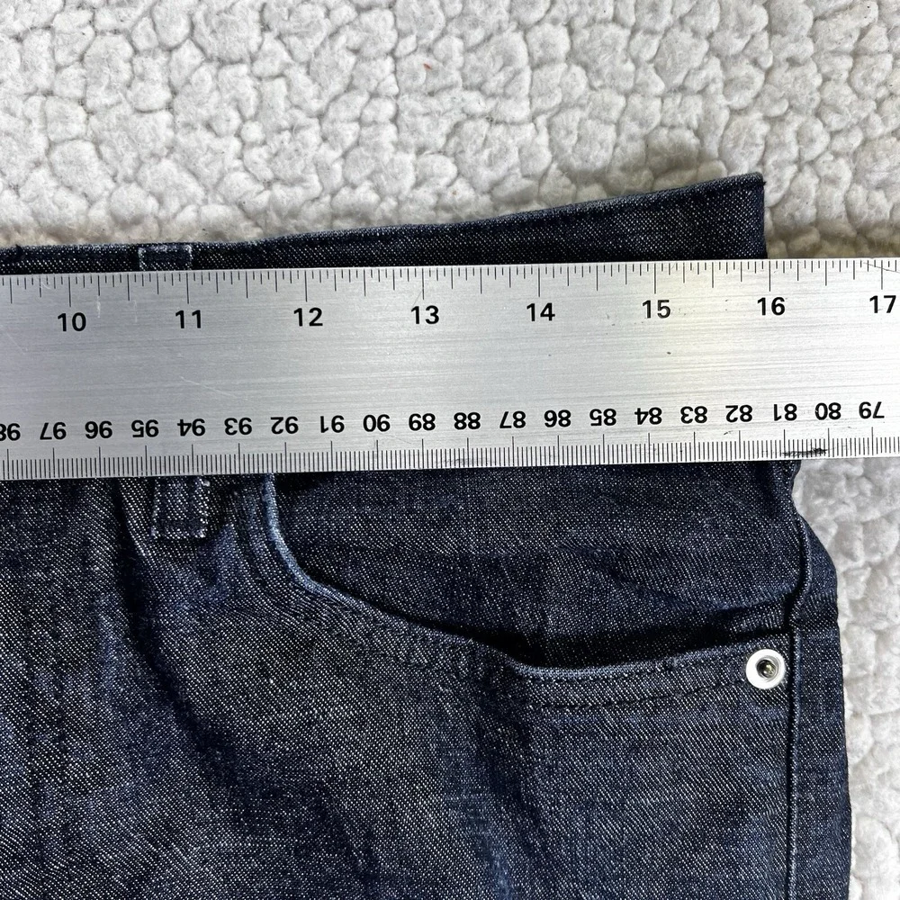 The‎ Kennedy Jeans Men's Size 32 (Actual 32x31.5) Black Blue Slim Straight Leg